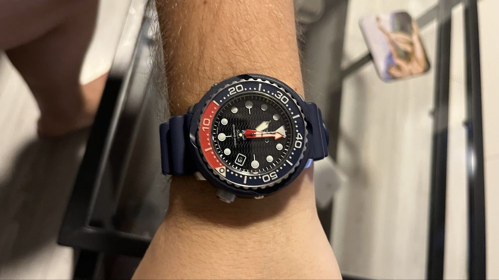 Ceas Seiko Prospex PADI Solar Tuna Diver 200m Full Set