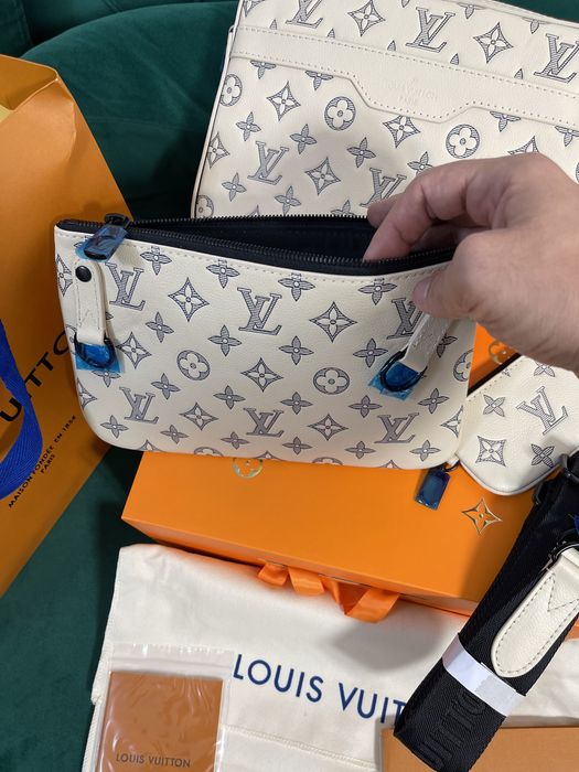 Borseta Louis Vuitton piele naturala 100% Full Box colectie noua