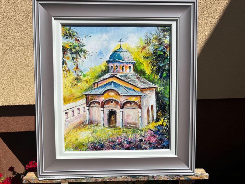 “Соколкси манастир” - маслена картина