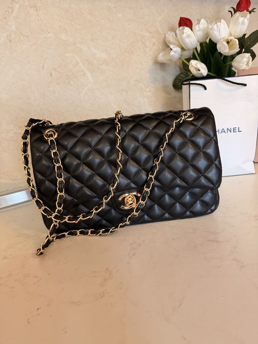 Дамска чанта Chanel Classic голям размер