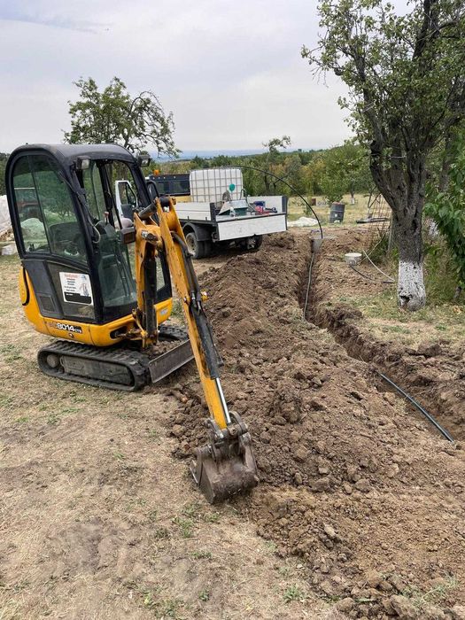 INSTALATOR sanitar autorizat si montaj aer conditionat, mini-excavator săpături fundații gaze canalizare  înpământări prize de pământ