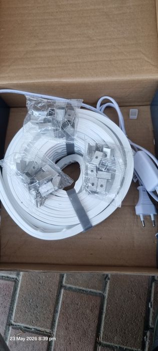 BRIMETI Bandă LED Impermeabilă 15M IP65 – Alb neutru 4000k
