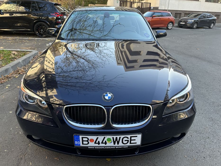 BMW 525D E60 SUPER ACCESORIZATA, SOS, Tapiterie Piele Interior Seria 7