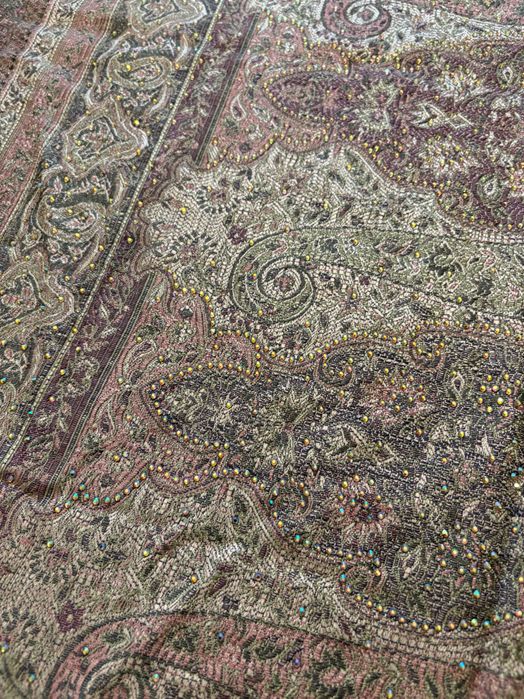 Новый палантин кашемир со стразами