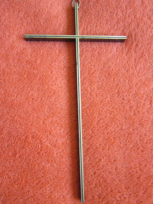cadou deosebit rar Crucifix Cruce mid-century Germania 1960