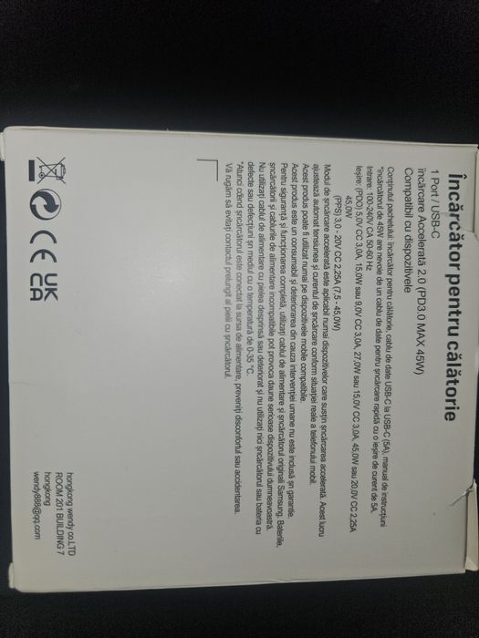 Incarcator super fast charge 45W