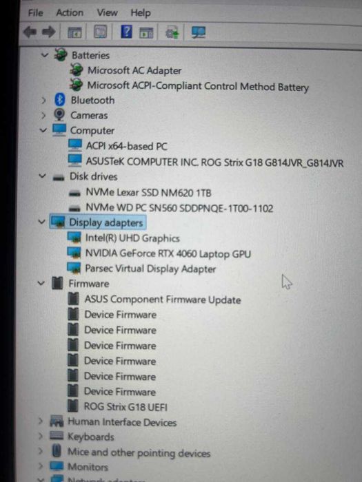 Asus Rog Strix G18  (2024 год)