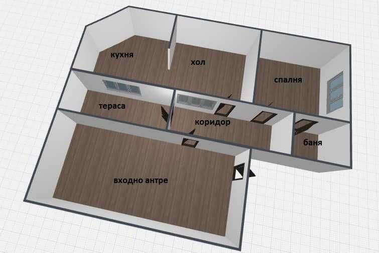 Пазар !!! Етаж от къща !!! Тухла !!!