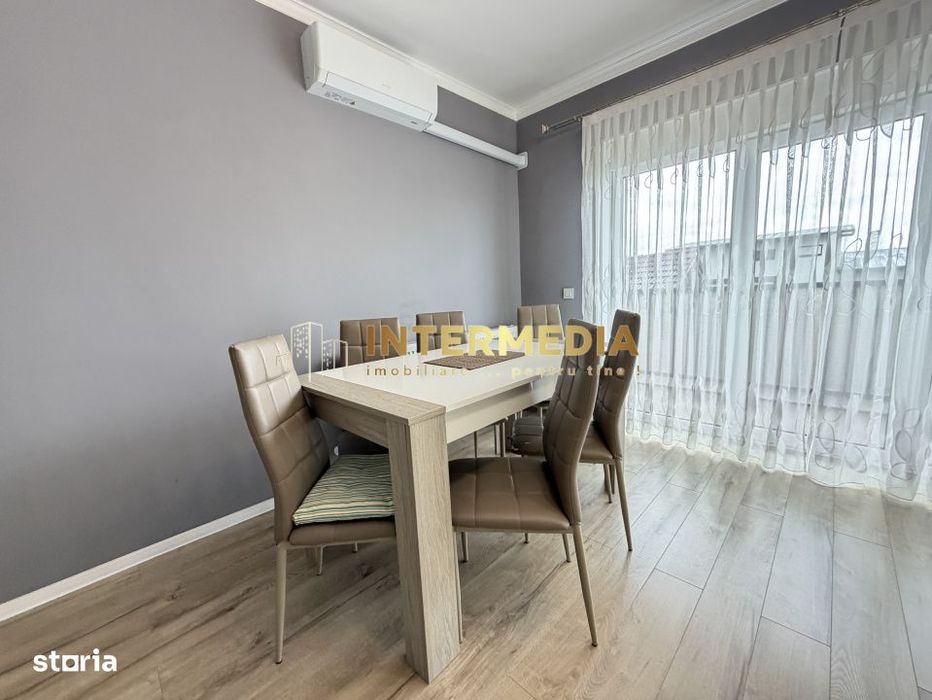 Apartament 2 camere Decomnadat 63 mp Clima Parcare Finisat Mobilat Uti