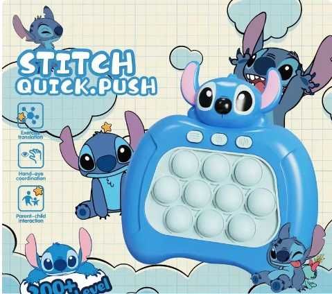 Антистрес Игра POP IT със светлини и звуци, Кити, Стич, Спайдърмен