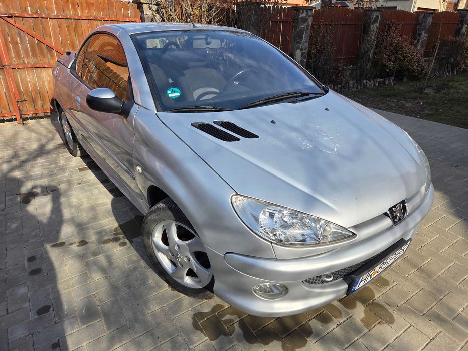 Peugeot 206 cc, 1.6 benzina, decapotabila
