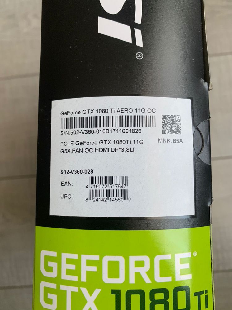 Видеокарта GTX 1080 ti 11 GB - Комплектующие и аксессуары Астана на Olx