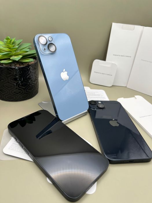 iPhone 14, 3бр, 100% батерия, КАТО НОВИ, iCloud locked, НА ЧАСТИ!