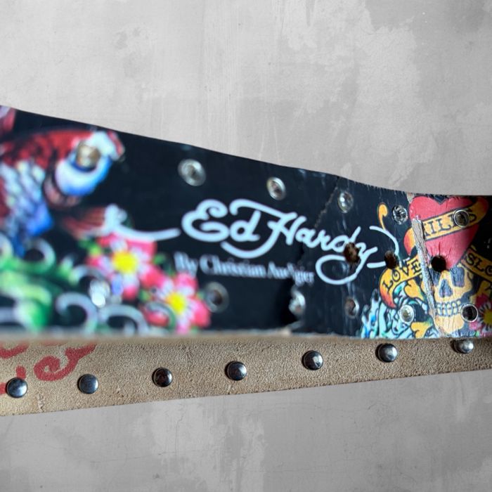 Ed Hardy by Christian Audigier belt колан