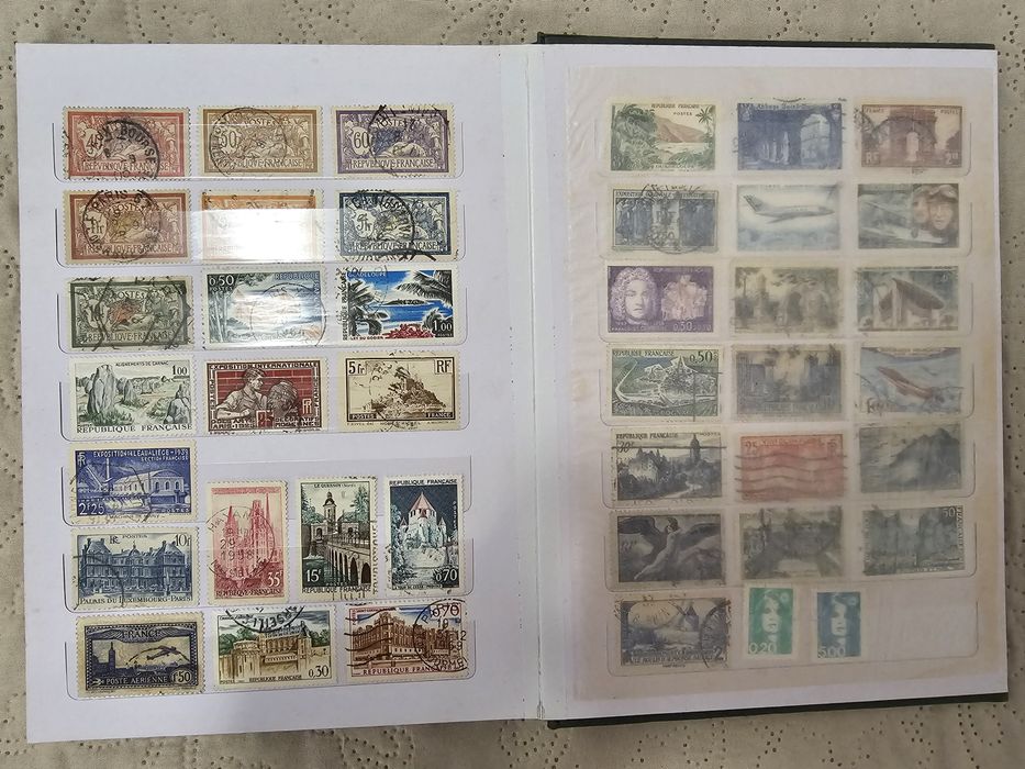 Vând colecție personală de timbre (1500 timbre din 55 țări)