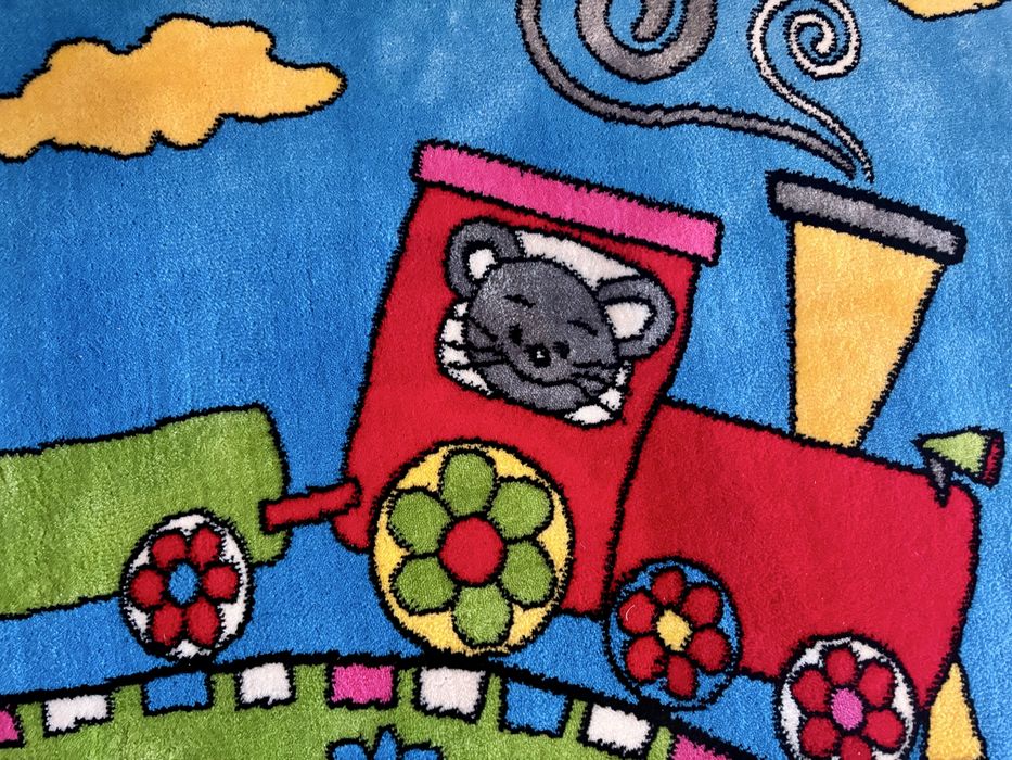 Детский коврик Паровозик