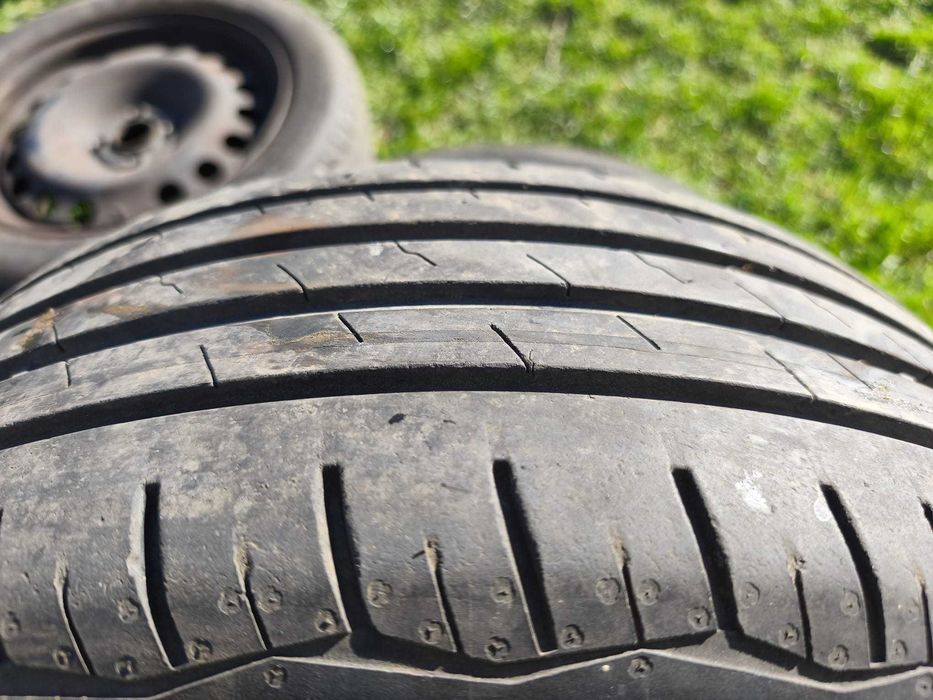 Vand jante din otel R16, in 4 prezoane,  pentru Opel Astra H 2006, echipate cu anvelope Debica Presto de vara