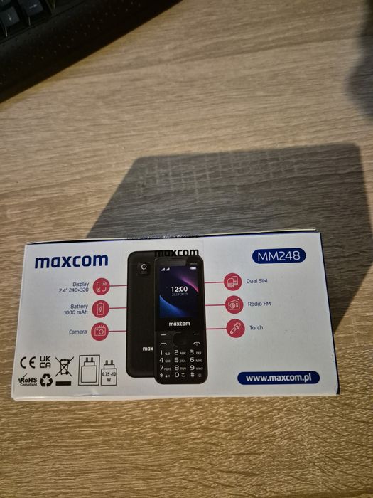 Telefon 4G cu butoane Maxcom MM248 cutie sigilata