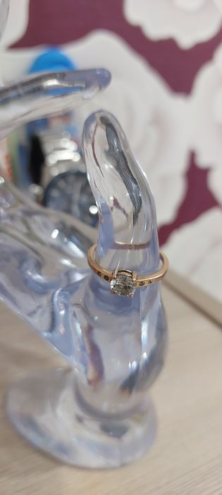 Кольцо женское золотое