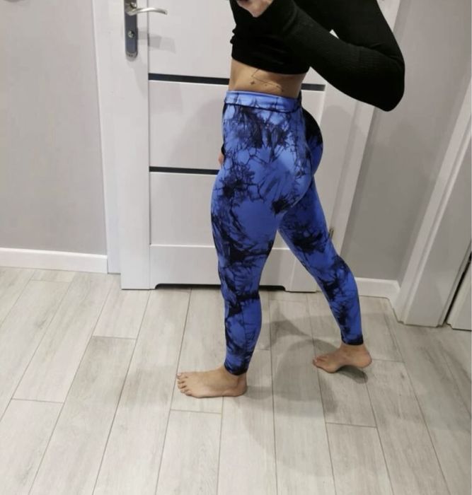 Спортен син клин / фитнес / йога / пилатес