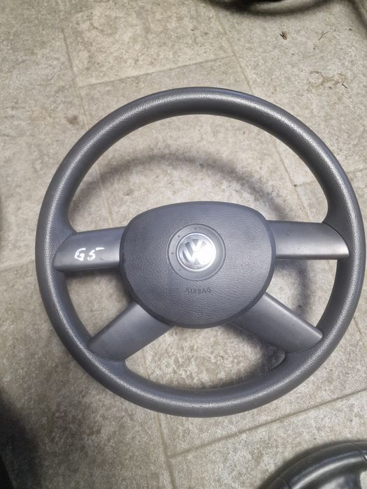 Volan piele cu padele și comenzi volan Vw Golf 5,Vw T5,Seat Altea