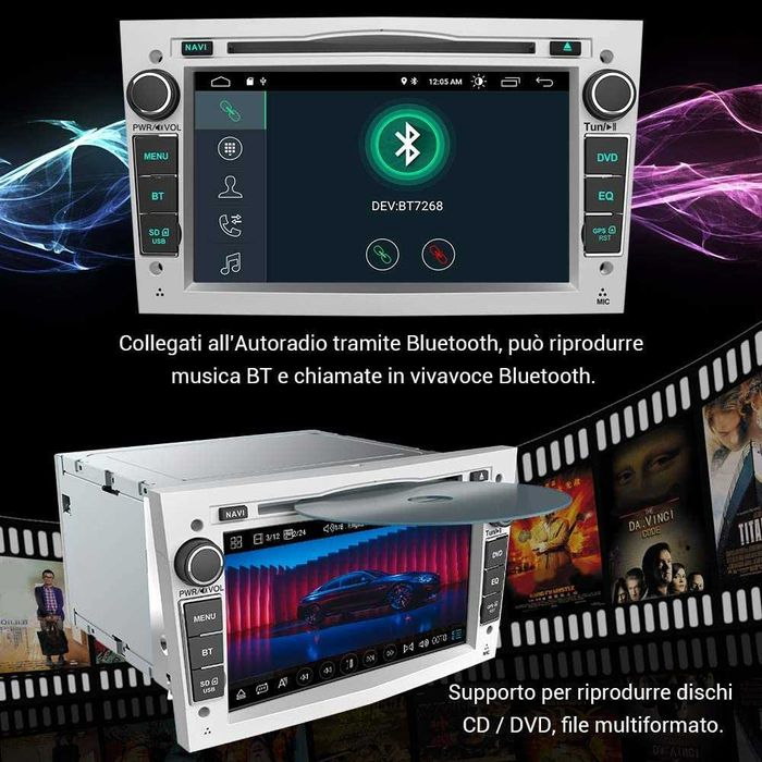 Navigatie Android Dedicata OPEL , DVD , 2GB RAM 32GB Memorie interna