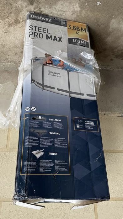 Бассейн новый, фильтр