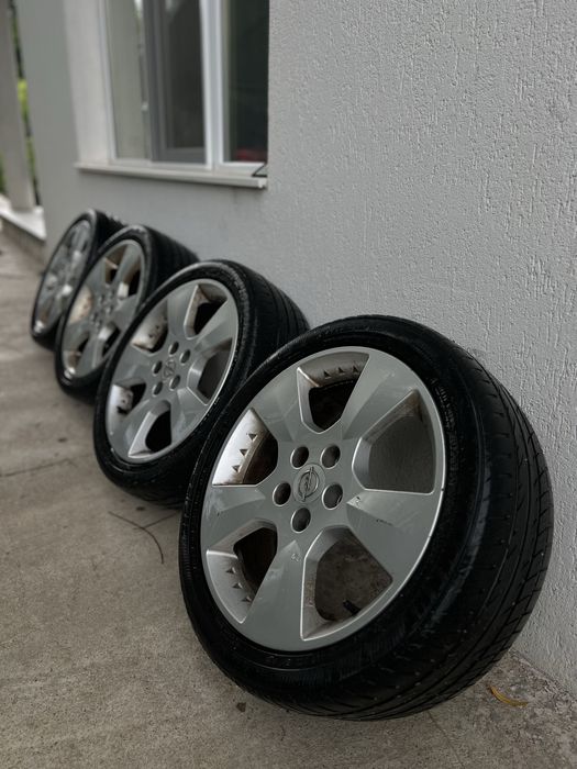 Jante cu anvelope opel r17 si anvelope logan