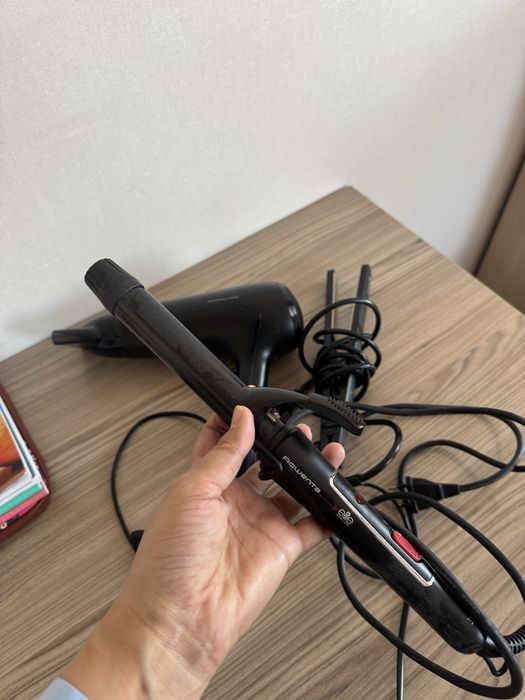 Фен, утюжок для волос и плойка