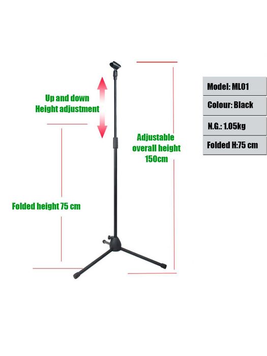 стойка для микрофона Журавль  классический ,но с дороботками