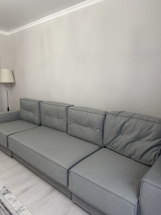 Продаётся серый диван в хорошем состоянии