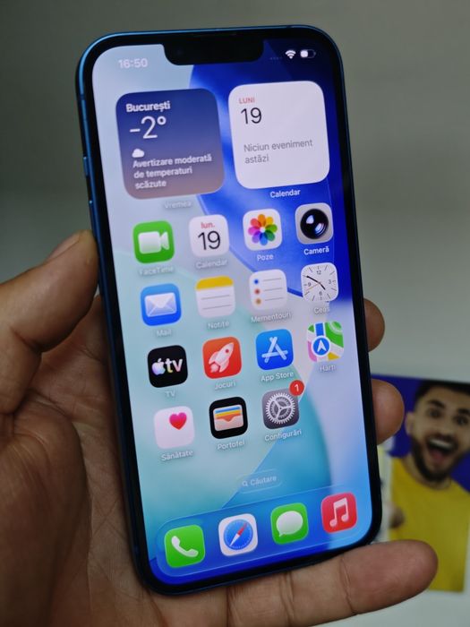 iPhone 13 128 100% baterie schimbata