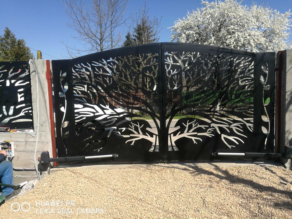 Garduri porti fier forjat teava patrata rotunda mobilier gradina