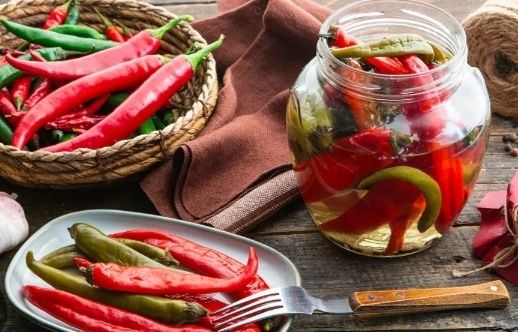Маринованный горький перец