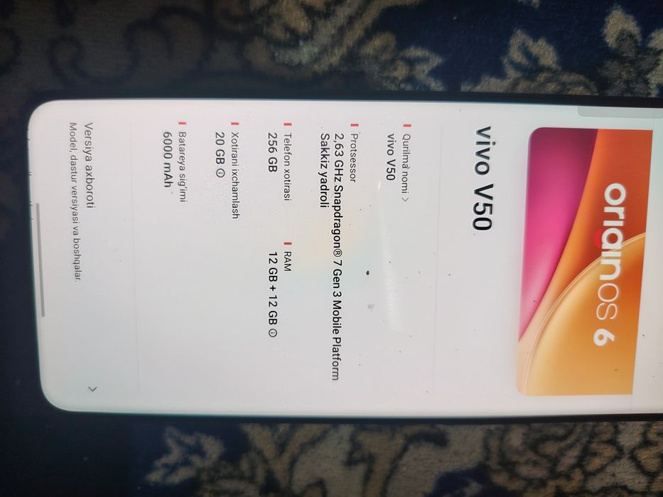 Vivo v50 kavolat