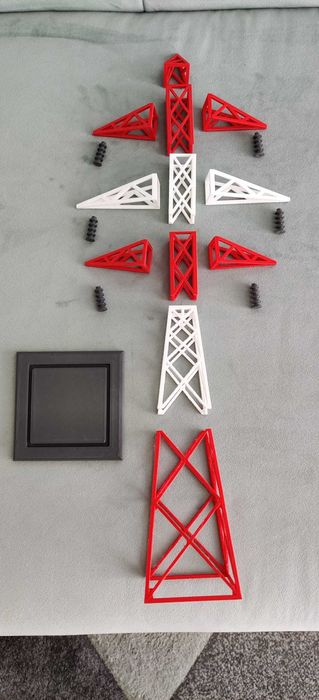 Stalp inalta tensiune scara 1:87