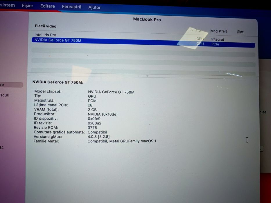 Macbook pro 15 2013 i7 16/512gb GeForce Amanet Crangasi Lazar 55336