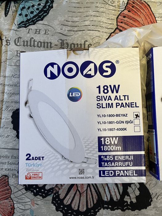 Лед осветление 18 вата 4 броя