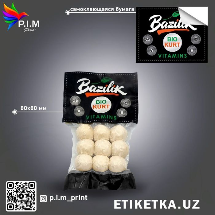 Etiketka stiker naklenka fleyer buklet va dizayn xizmati