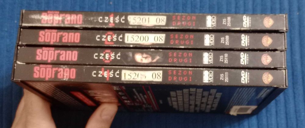 The Sopranos Season 2 2000 4 x DVD sezon complet