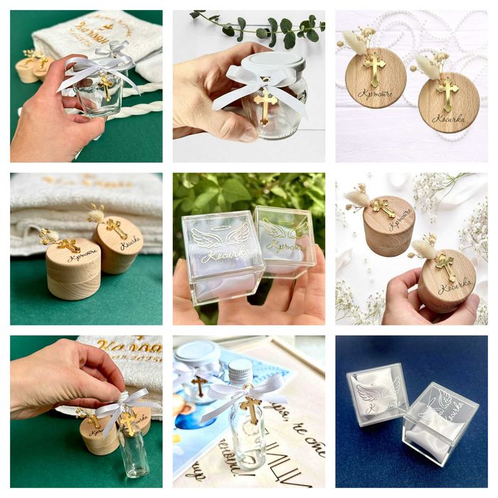 Комплект за Кръщене и Свето Кръщение – Луксозни Аксесоари