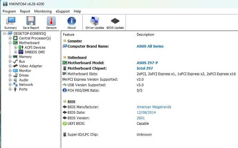 Placa de baza Asus Z97-P soket 1150 Intel Gen 4 Slot M2