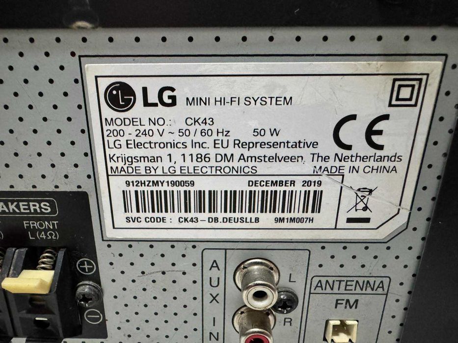Аудио система LG CK43 Hi-Fi Mini System