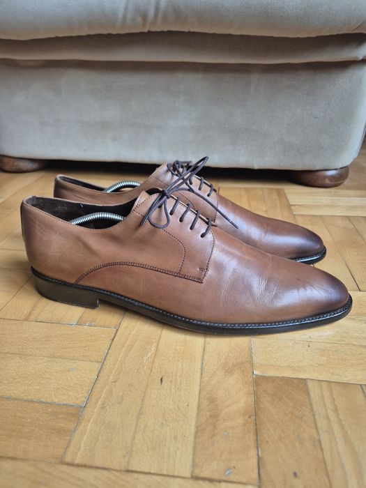 Pantofi Premium Wilvorst Talpă Cusută, Derby Piele, Bărbați - 45
