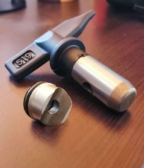 Дюза за безвъздушно боядисване на варови бои 519