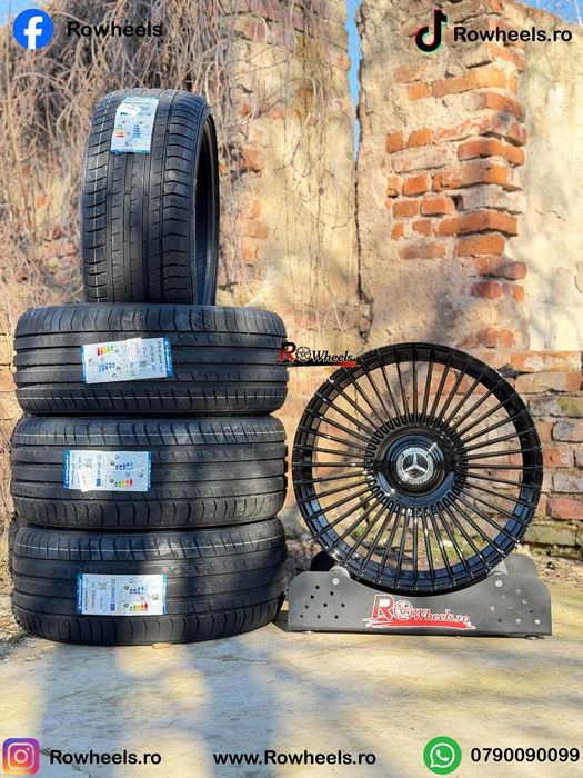 Jante Roti Mercedes20 R20 Model spitat W222 W221 W212 W204 W205 CLS W212 W222 W213 GLE GLC W223 W214 anvelope vara sau iarna 245/275 sau alte dimensiuni recomandate de producator Roti Mercedes R20
