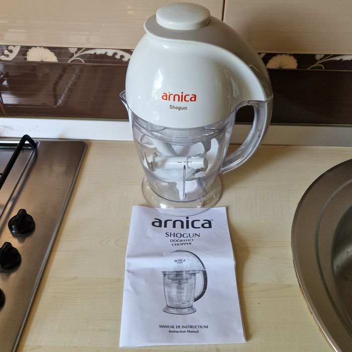 Mini robot de bucătărie Arnica Shogun cu 4 lame