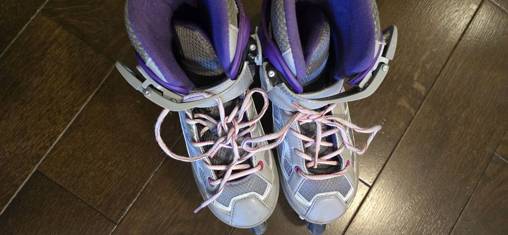 Role Oxelo Fitness FIT3 Gri Copii  32-35