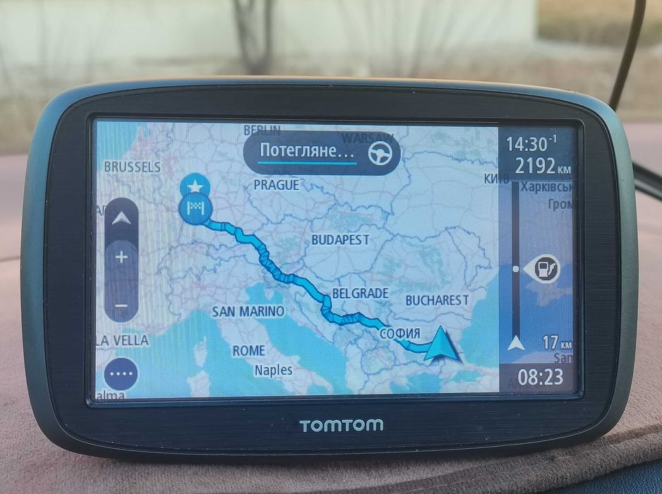 Навигация за камион 5,2 инча Том Том с карти 2026 г.