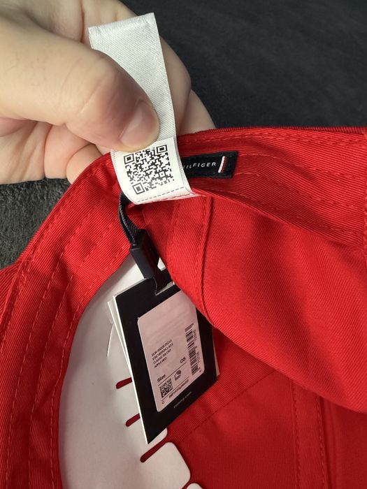 Tommy Hilfiger flag cap sapca unisex culoare rosu marime OS noua